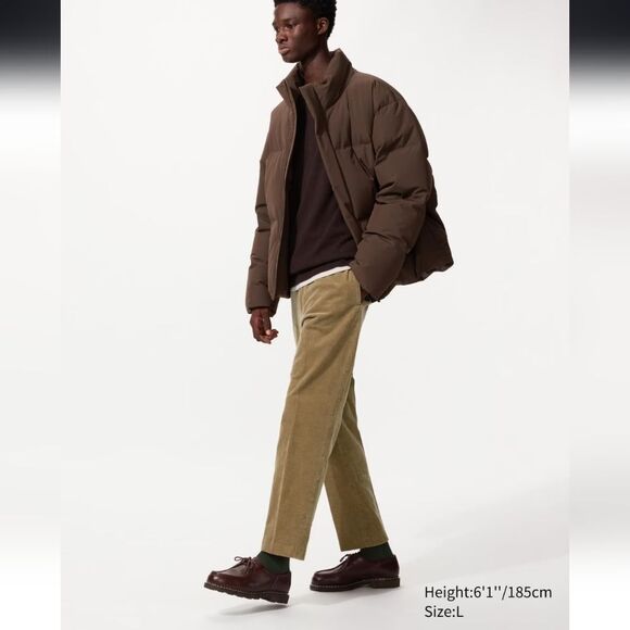 Uniqlo Corduroy Smart Ankle Pants Men's Medium Unisex Preppy Academia Grandpa - Picture 5 of 16